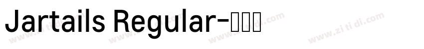 Jartails Regular字体转换